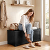 Storage Bench with Lift Top Storage Chest with Safety Hinges for Entryway, Living Room