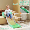 Qaba Toddler Couch Slide for Bed, Sofa, Stairs, Easy Assemble & Storage, for 18-48 Months, Green