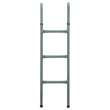 Steel Trampoline Ladder, Fit 12ft & 14ft Trampoline, 3-Step Trampoline Ladder, Trampoline Accessories, 330 lbs Capacity