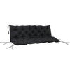 Porch Swing Cushion Garden Bench Cushion with Backrest, Non-Slip 3-Seater Soft Pad, 59.1