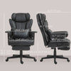 Big and Tall Office Chair with Foot Rest, 400LBS High Back Desk Chair with Padded Armrests, Lumbar Support