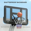 Soozier Wall Mounted Basketball Hoop, Basketball Goal Combo Kit with 43