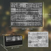 Outdoor Rug Carpet Waterproof Camping with LED Lights, Carry Bag & Stakes, 12' x 9'