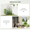 Set of 2 Metal Garden Trellis, Decorative Trellis Panels, Bird Design, 19.7