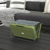 Metal Suitable-Style Portable BBQ Grill - Green