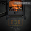 Freestanding Electric Fireplace Stove Heater with Realistic Flame Effect, Overheat Protection, 750W/1500W