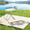 Folding Picnic Table 5-Level Height Adjustment, Portable Camping Table for Outdoor Indoor Use 30
