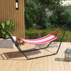 10.3ft Hammock Stand, Adjustable Hammock Stand Fits 9-14 ft Hammocks, Heavy Duty 450 lbs Capacity, Black