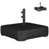 Garden Parasol Base 176 lbs Sand Filled Heavy Duty Stand for Cantilever Umbrellas and 1.89
