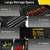 Large Tool Cabinet, 3-in-1 Rolling Tool Chest, Detachable Tool Storage Organizer with 6 Drawers and Pegboard