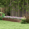 8'x2'x1' Galvanized Raised Bed, Large Elevated Planter Box for Growing Flowers, Herbs and Vegetables, Dark Brown