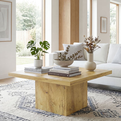 Square Coffee Table, Center Table with 1.6