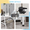 Dog Grooming Table w/ Adjustable Arm, Mesh Tray,  Two Nooses, Rubber Surface, 35