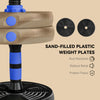 Soozier Adjustable Dumbbell Set, 3 in 1 Weights Dumbbells Set for Home Gym, 33lb Free Weights with Connector and Non-Slip Grip