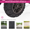 12V Kids ATV Quad, 4 Wheeler Battery Powered Electric Vehicle with Music MP3, Headlights, High Low Speed, Treaded Tires, for Boys and Girls Ages 37-60 Months, Pink