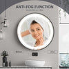 LED Bathroom Mirror for Vanity, Dimmable Lighted Anti Fog Wall Mirror with 3 Temperature Colors, Plug-in, 28 Inch