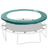Soozier Trampoline Pad, 14FT Replacement Trampoline Safety Pad Mat Spring Cover, Water-Resistant, UV-Resistant, Tear-Resistant, No Holes for Pole, Green