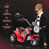 Kids Electric Motorcycle 6V Battery Powered Ride-On Dirt Bike 3-Wheels Motorbike with Horn Headlights Realistic Sounds 1.24mph Speed for Girls Boy 18 - 36 Months Red