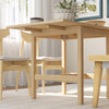 Solid Wood Kitchen Table, Farmhouse Drop Leaf Tables for Small Spaces, Folding Dining Table, for Up to 4 People, White