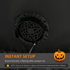 9ft Inflatable Halloween Decoration Pumpkin Head Ghost, Blow-Up Outdoor LED Display for Lawn, Garden, Party