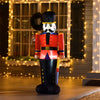 6 Ft Tall Nutcracker Toy Soldier Outdoor Lighted Airblown Inflatable Christmas Lawn Decoration