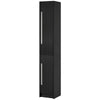 Freestanding Tall Bathroom Storage Cabinet with Adjustable Shelves, Bathroom Organizer, White Wood Grain