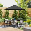 8.5FT Offset Patio Umbrella 360° Rotation Cantilever Parasol Outdoor Cantilever Roma Parasol Φ100.8