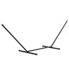 11.8'L Hammock Stand Extra Long Heavy Duty Straight Pole Day Bed Swing Metal Frame Simple Set Up Garden Outdoor Camping Picnic Use Black