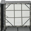 7 Pcs Garden Furniture Pe Rattan Wicker Sofa Sectional Grey