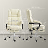 Massage Office Chair, Reclining Executive Office Chair with 6-Point Vibration, Footrest and High Back