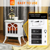 Electric Fireplace Heater, Freestanding Fireplace Stove with Realistic Flame, Overheat Protection, 750W/1500W