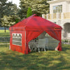 10' x 10' Pop Up Canopy Tent, Instant Sun Shelter, Tents for Parties, with Wheeled Carry Bag