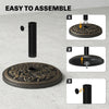 20 lbs Resin Round Patio Umbrella Base 18