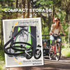 3-in-1 Bike Trailer for Kids, Running Stroller with 2 Seats, Jogging Cart with 5-Point Harness, Storage Units