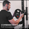 Soozier Weight Plates Set, 2-Inch Barbell Weights Set w/Tri-Grips for Home Gym Weightlifting and Strength Training, 2 x 11lbs