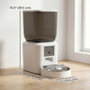 Automatic Cat Feeder with Camera, 2.4G WiFi, APP Control 8L Pet Feeder 1-10 Meals with 2-Way Audio, Dual Power Supply