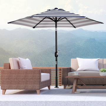 Deck Mount Umbrella Holder, Outdoor Umbrella Base Stand for Deck, Dock, Patios Garden, Pontoon, Black