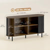 Fluted Sideboard Buffet Cabinet, 55