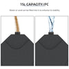 4pc Portable Umbrella Base Weights Garden Parasol Base Outdoor Patio Umbrella Stand Holder Weights, Black