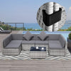 Set of 10 Fasteners Clip Outdoor Furniture Connectors Rattan Wicker Sofa Connectors