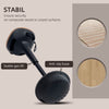Swivel Standing Desk Chair, Adjustable Active Ergonomic Standing Stool, Backless Wobble Stool Chair, Brown