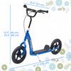 Adjustable Kids Pro Stunt Scooter Children Street Bike Bicycle Ride On with 12” Tire (Blue)