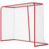 Soozier 5' x 4' Mini Hockey Goal, Easy Setup Hockey Net with Metal Frame, Lightweight & Portable