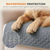 Waterproof Sofa Cover 3 Seater, Soft Couch Cover for Dogs Cats Pets, Non Slip Sofa Slipcoevr with Elastic Straps