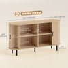 Fluted Sideboard Buffet Cabinet, 55