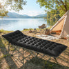 Sleeping Mat, Camping Mat Pad with Elastic Straps, Black
