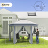 13' x 13' Pop Up Canopy Tent with Netting and Carry Bag, Instant Sun Shelter