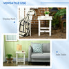 Side Table, Square Patio End Table, Weather Resistant 15