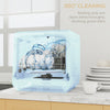 Countertop Dishwasher with Built-in 6L Water Tank, 5 Wash Programs, Touch Control, LED Display, Dual Water Supply, White