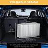 4' Portable Wheelchair Ramp Aluminum Threshold Mobility Single-fold for Scooter with Carrying Handle